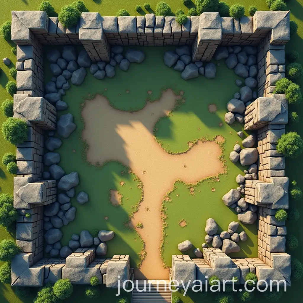 Fantasy-Battlefield-Map-with-Giant-Walls-and-Rocky-Divide