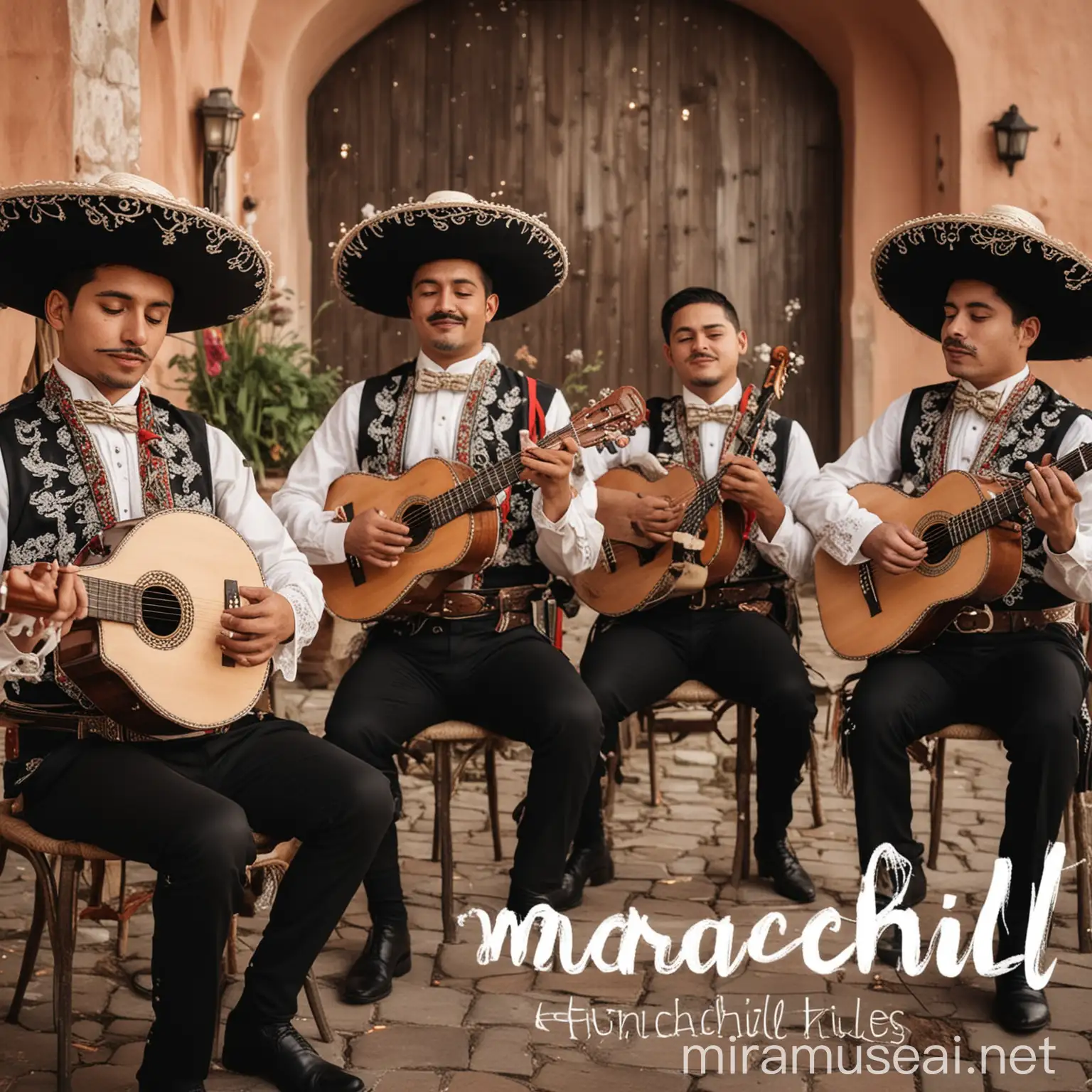 Mariachi Band Performing at a Festive Wedding Celebration