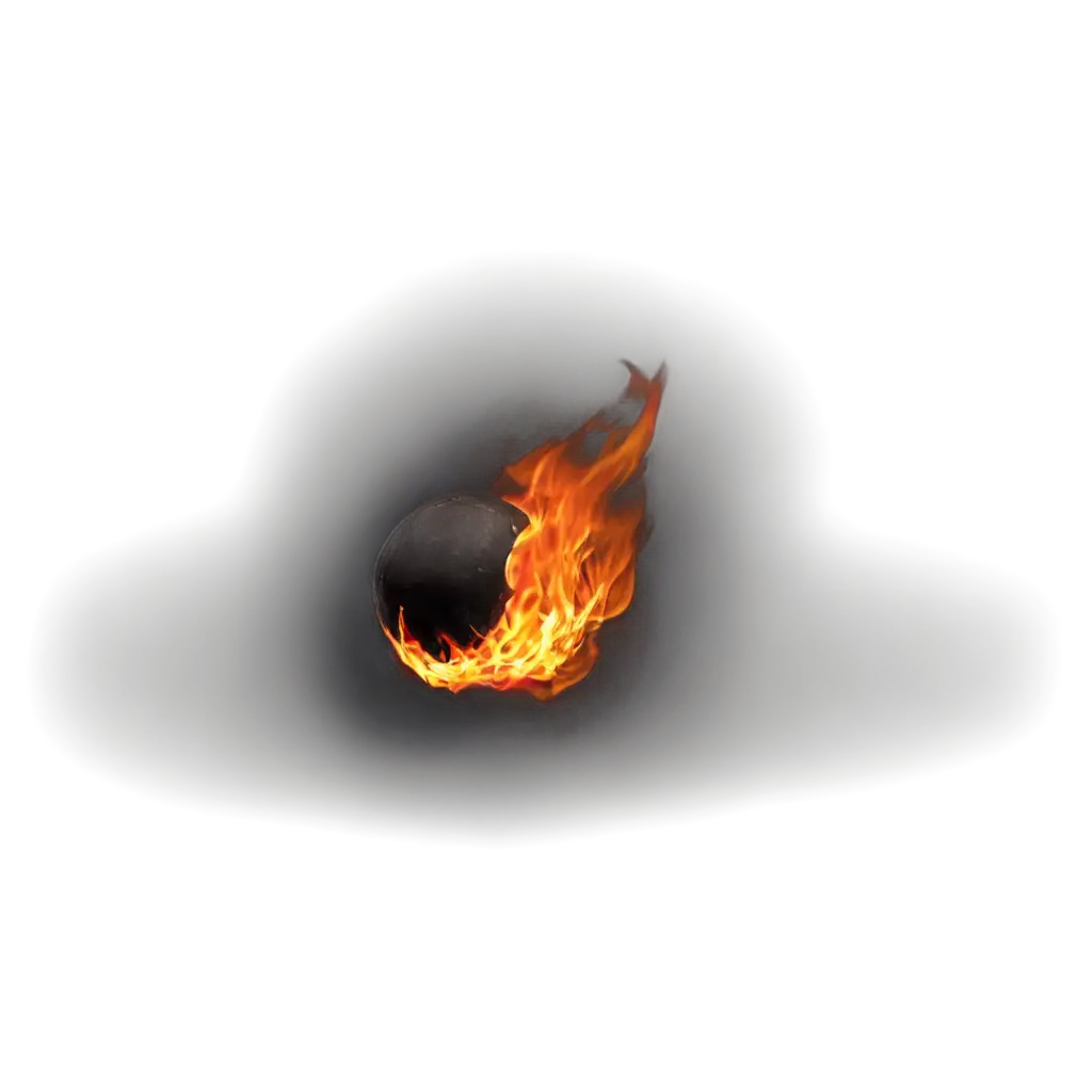 Fire-Ball-with-Fire-PNG-Image-for-Dynamic-Visual-Effects-and-Designs