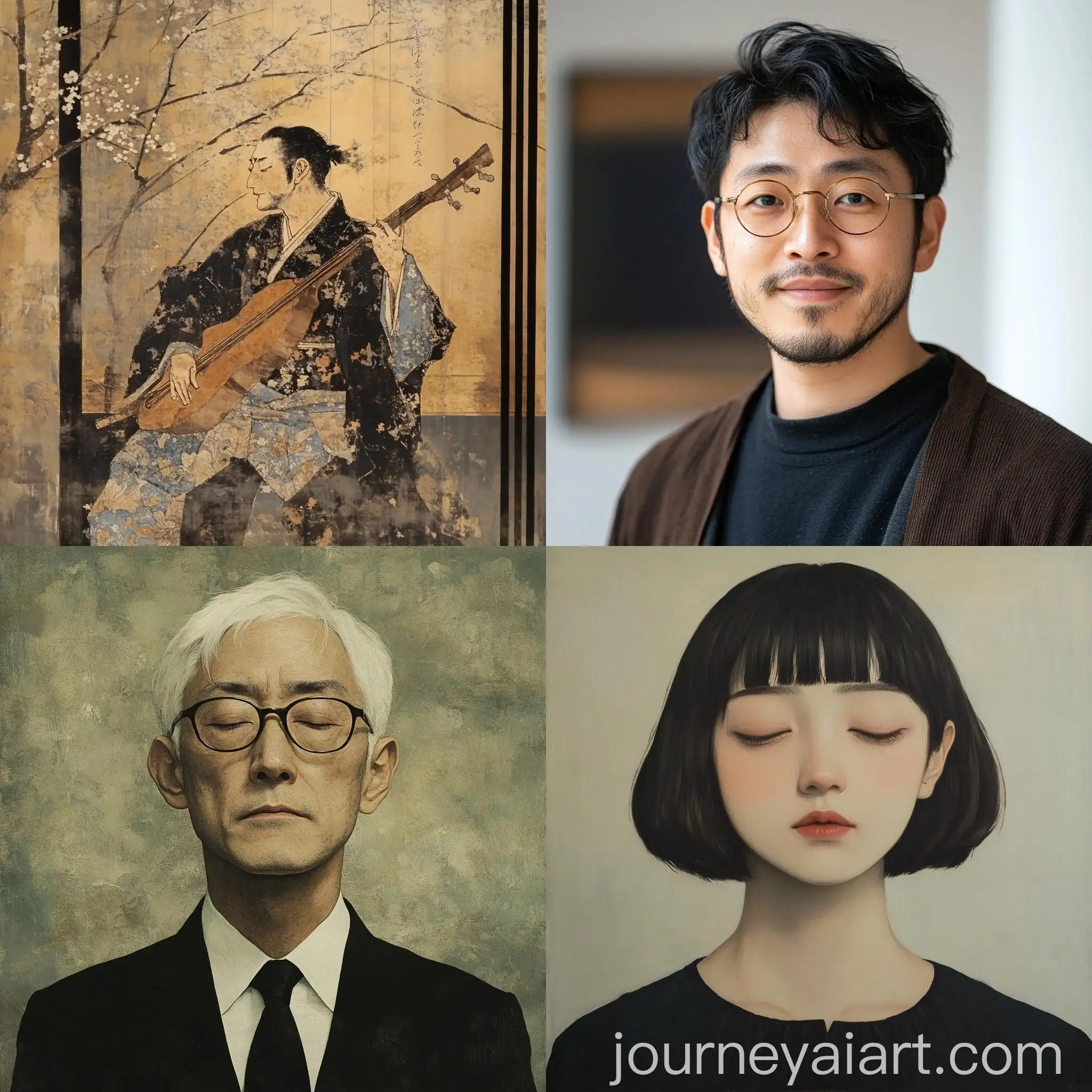 Shigeo-Kageyama-and-Bocchi-Gotoh-Standing-Together