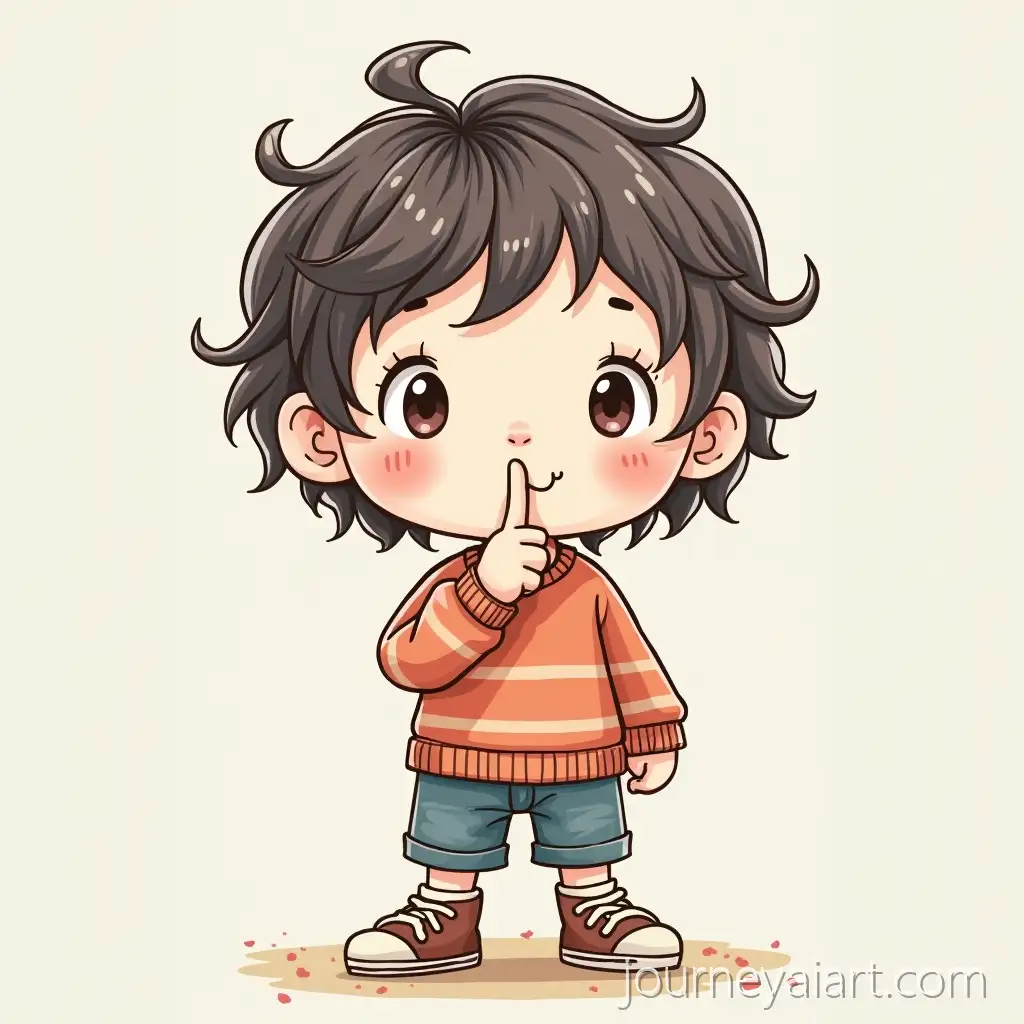 ChildChild-Making-Silence-Making-Silent-Gesture-with-Finger-to-Lips