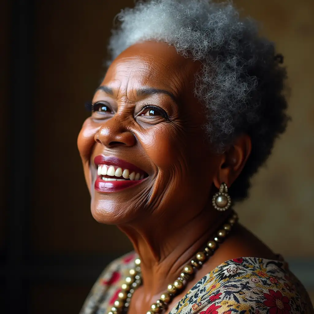 portrait of Maya Angelou