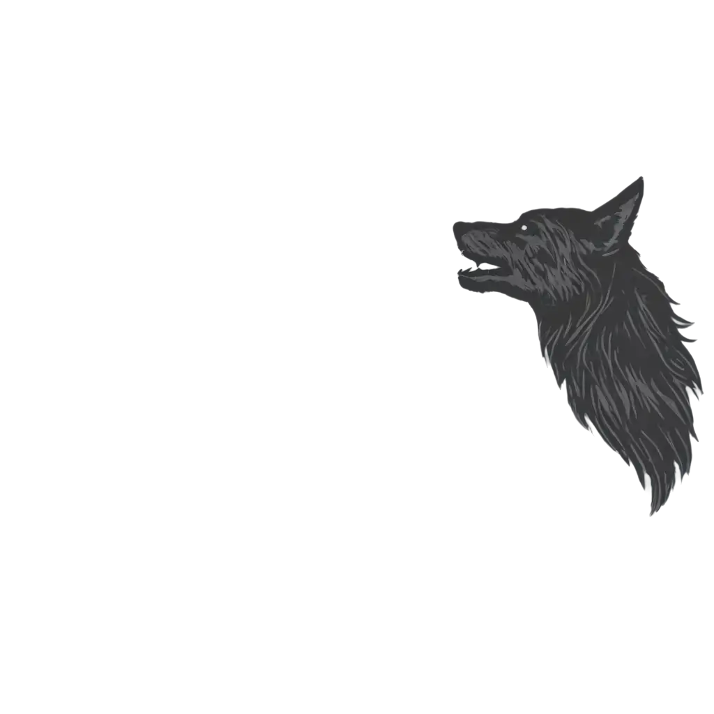 PNG-Image-of-a-Majestic-Wolf-Howling-with-Head-Held-High