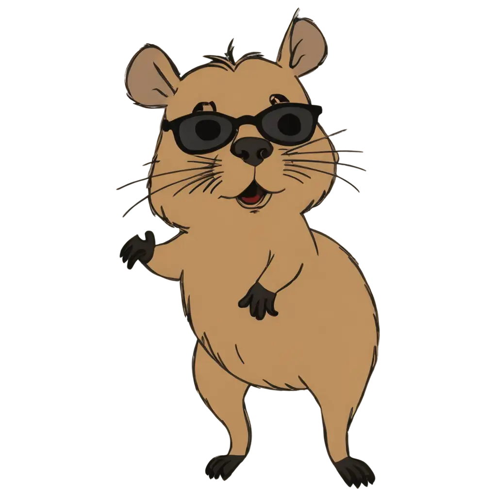 Create-a-PNG-Illustration-of-a-Capybara-in-Rubber-Hose-Animation-Style-with-Sunglasses-and-Shushing-Gesture