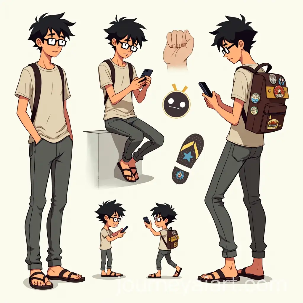 Character-Reference-Sheet-of-Daniel-in-Scott-Pilgrim-Style-with-CartoonManga-Influences