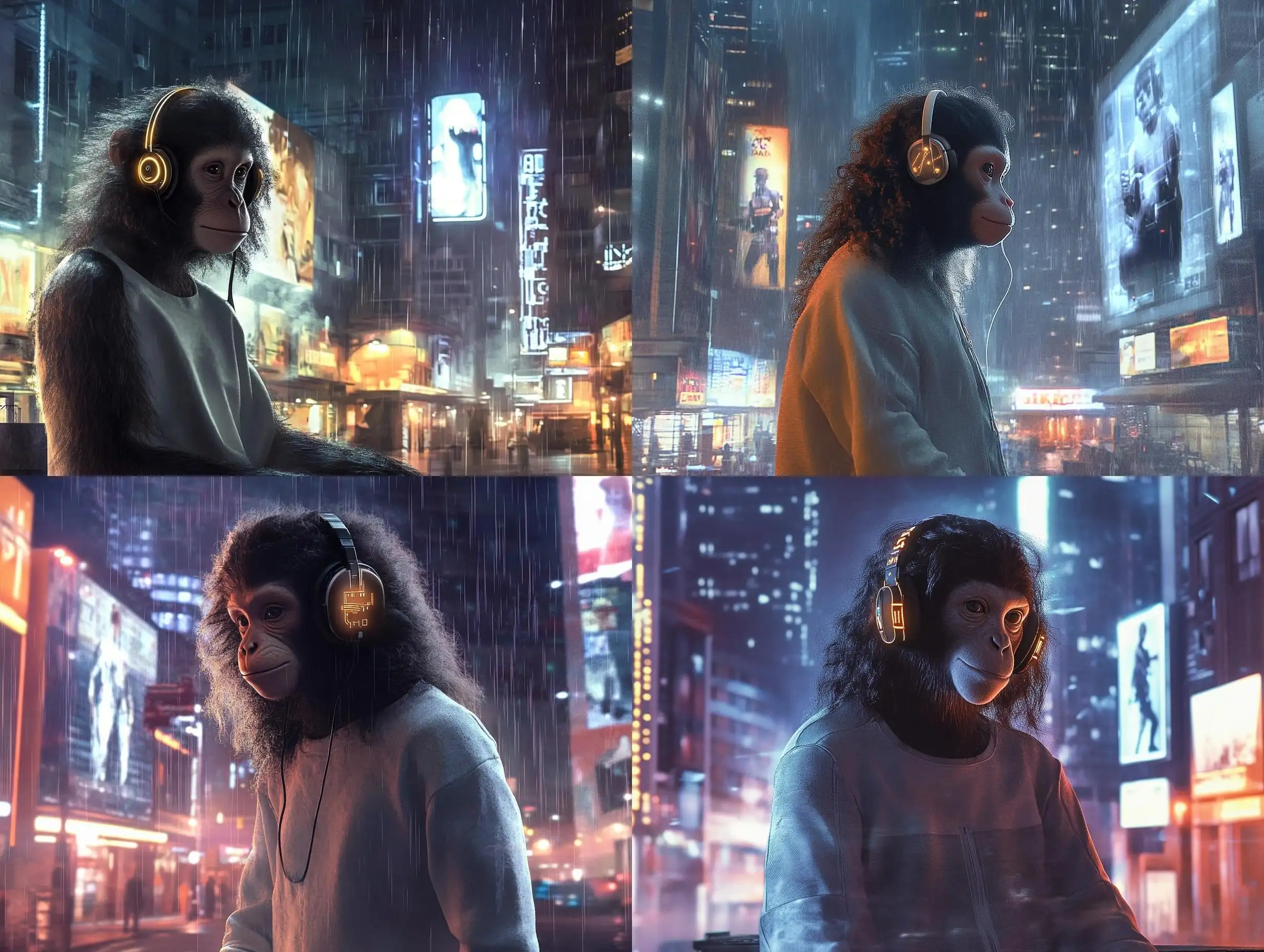 Cyberpunk-Monkey-in-Neonlit-Cityscape