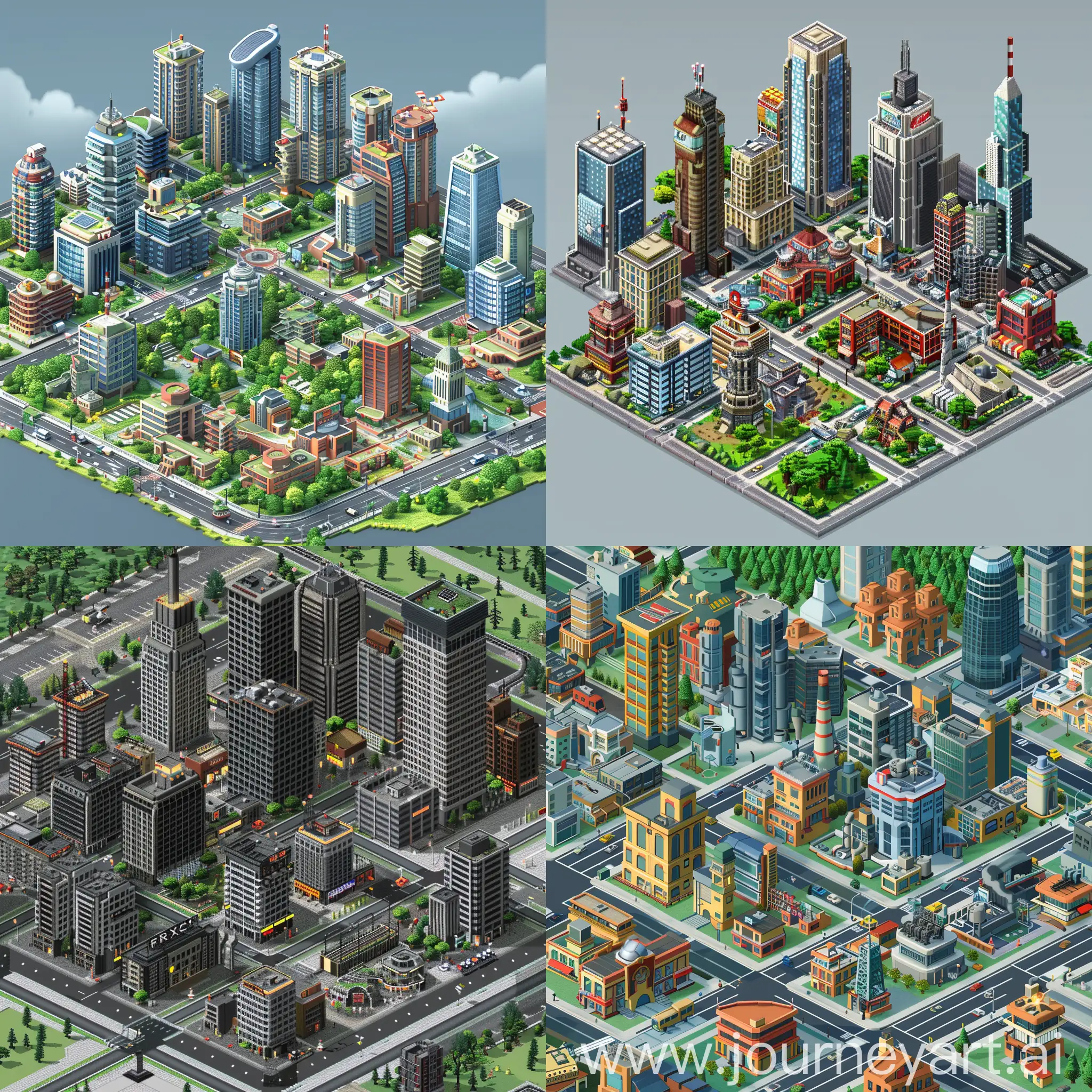 Detailed-Urban-Cityscape-with-Skyscrapers-Military-Facilities-and-Diverse-Districts