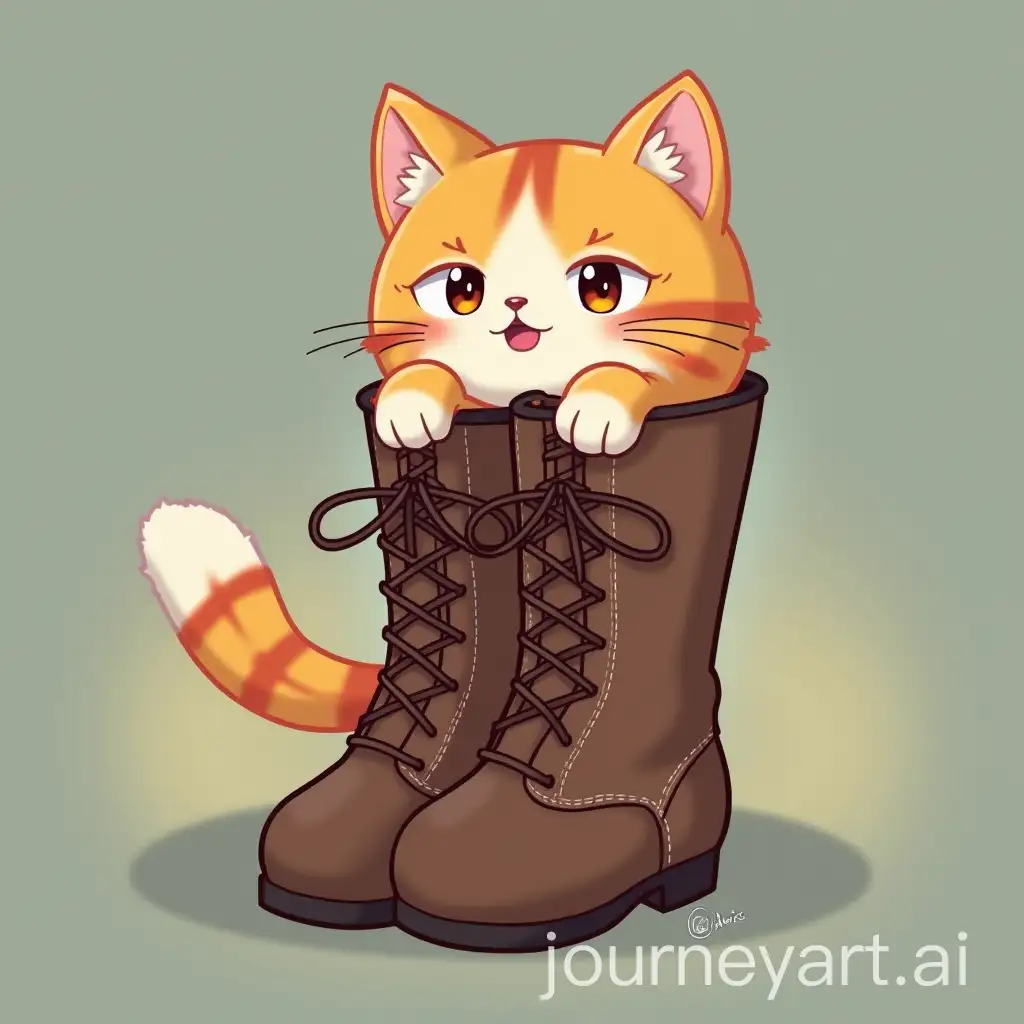 Whimsical-Cat-in-Boots-Embarking-on-an-Adventure