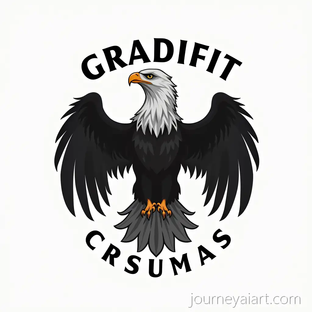 GradiFit-Fitness-LogoFitness-Logo-with-Eagle-Featuring-an-Eagle-for-Strength-and-Power