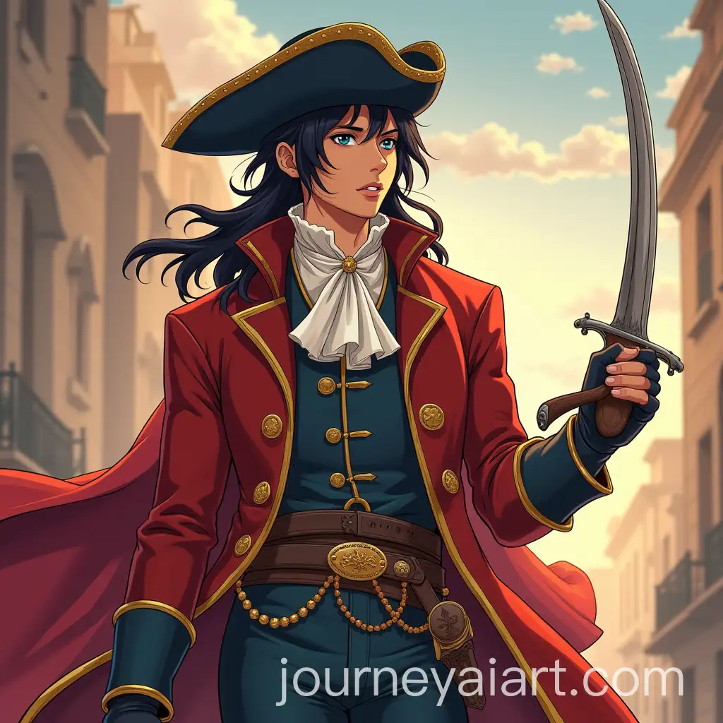 Anime-Style-MusketeerAI-Image-Prompt-Expansion-in-a-Dynamic-Pose