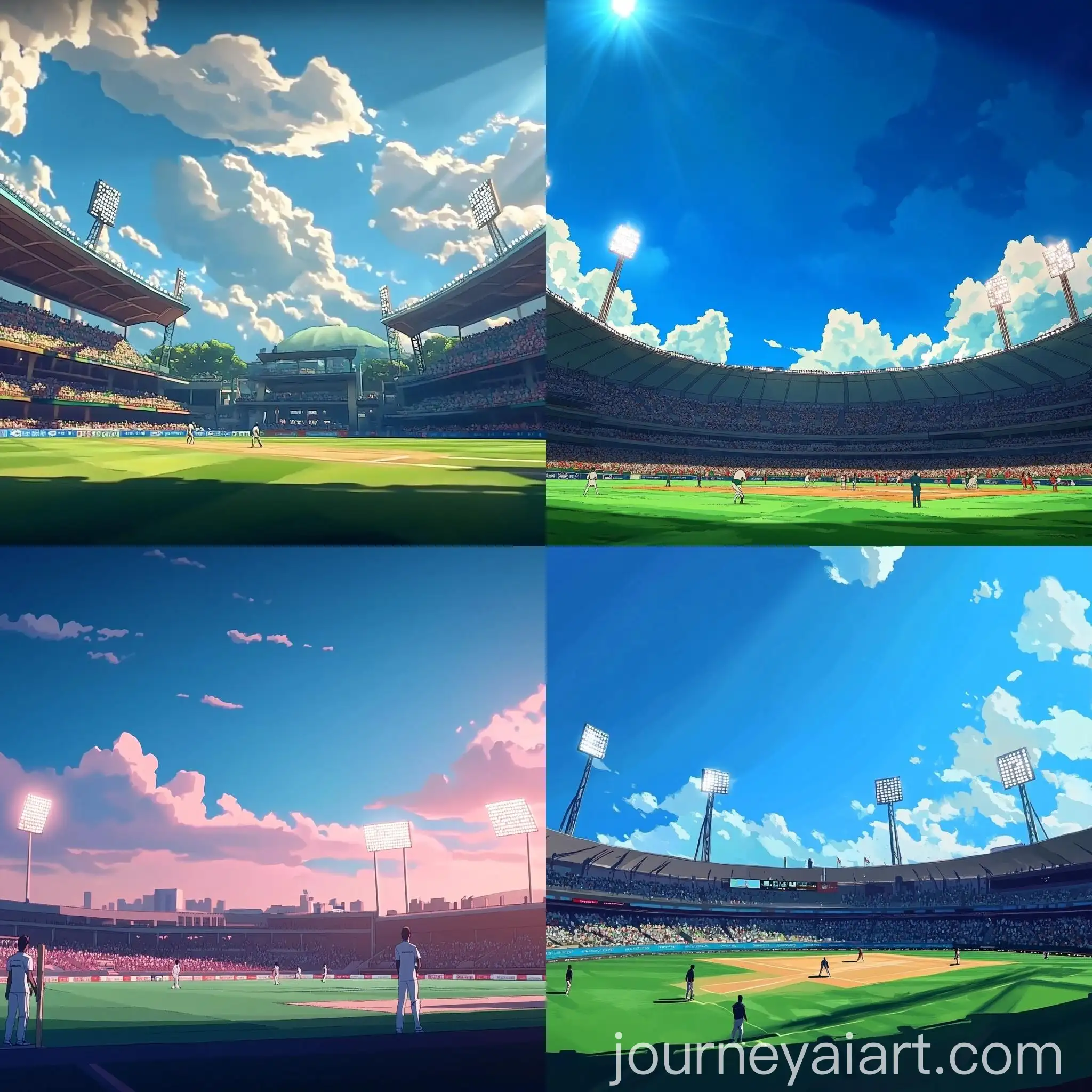 Vibrant-Cricket-Stadium-Match-Between-Indian-and-Bangladeshi-Players