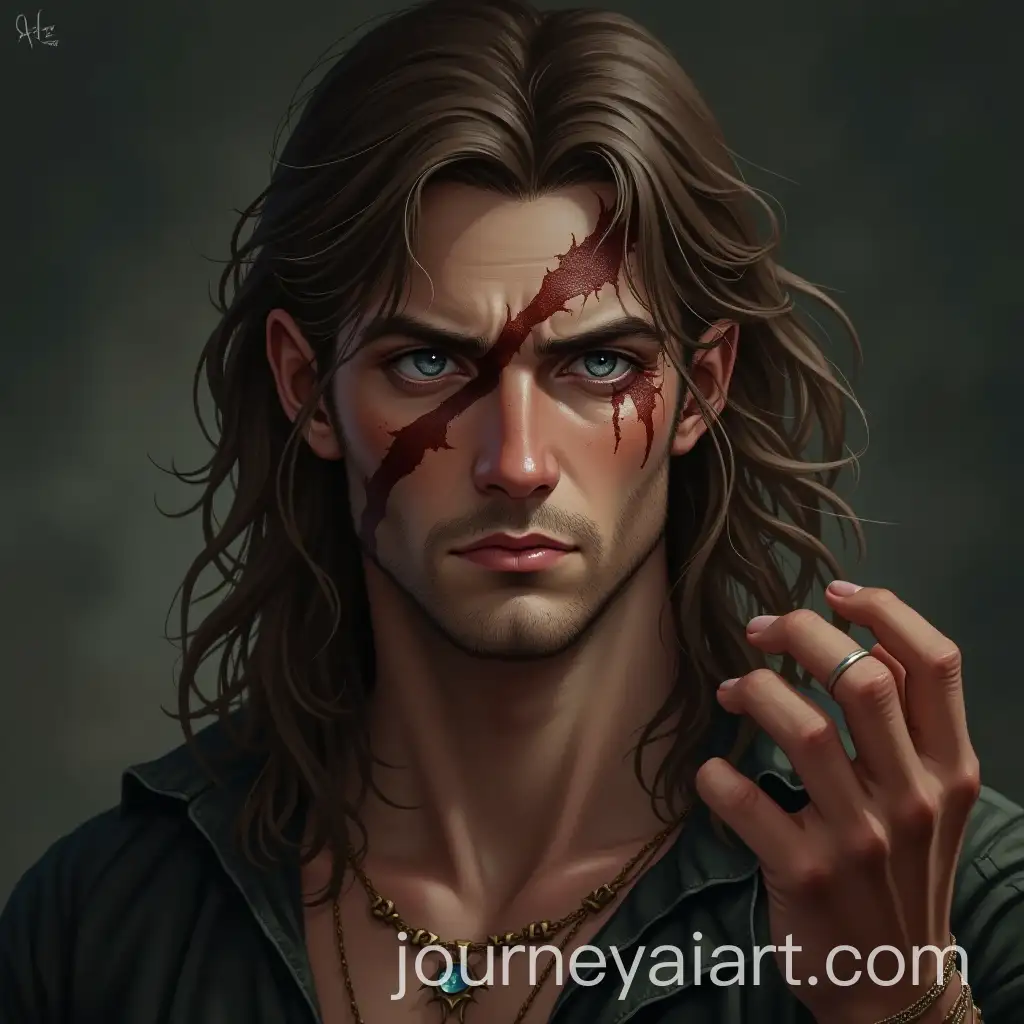 Handsome-Druid-with-Brown-Hair-and-Eye-Scar-Serious-Expression