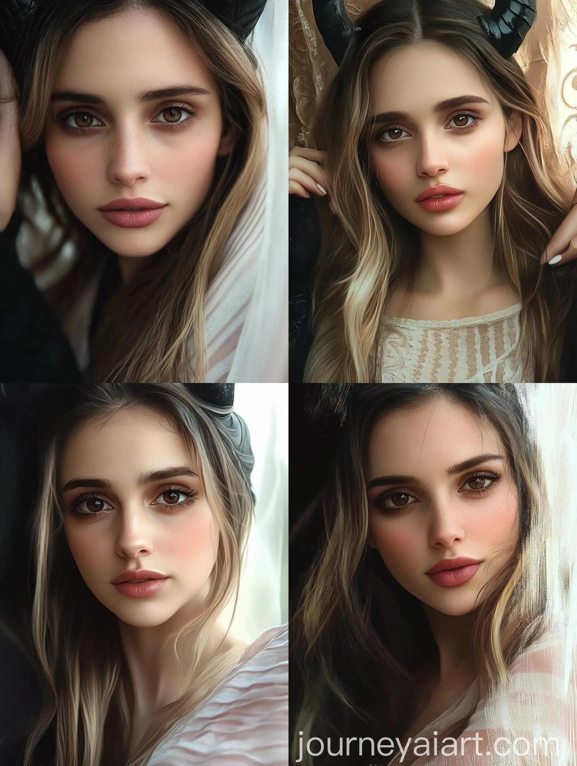 Maleficent-Style-Portrait-of-a-Young-Woman-with-Brown-Eyes