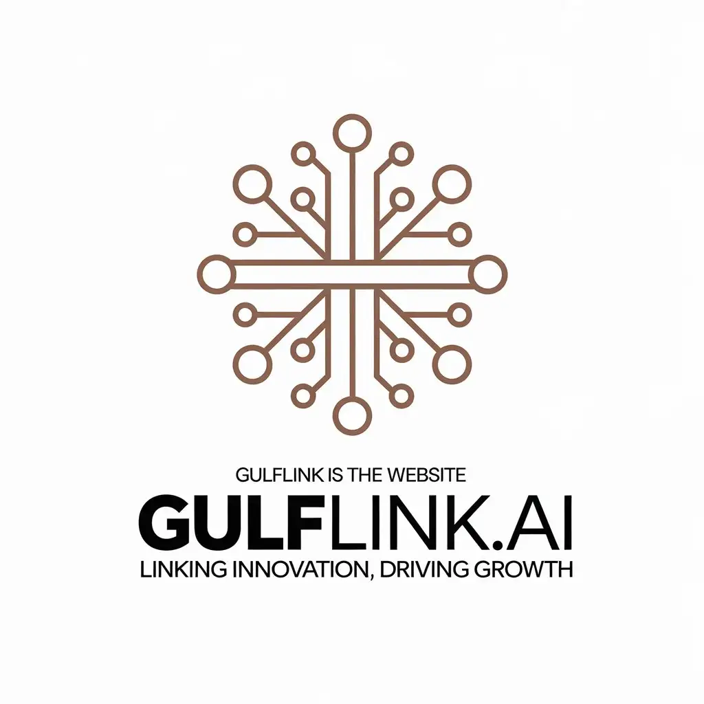 LOGO Design for Gulflinkai Linking Innovation Driving Growth with Modern Technology Theme