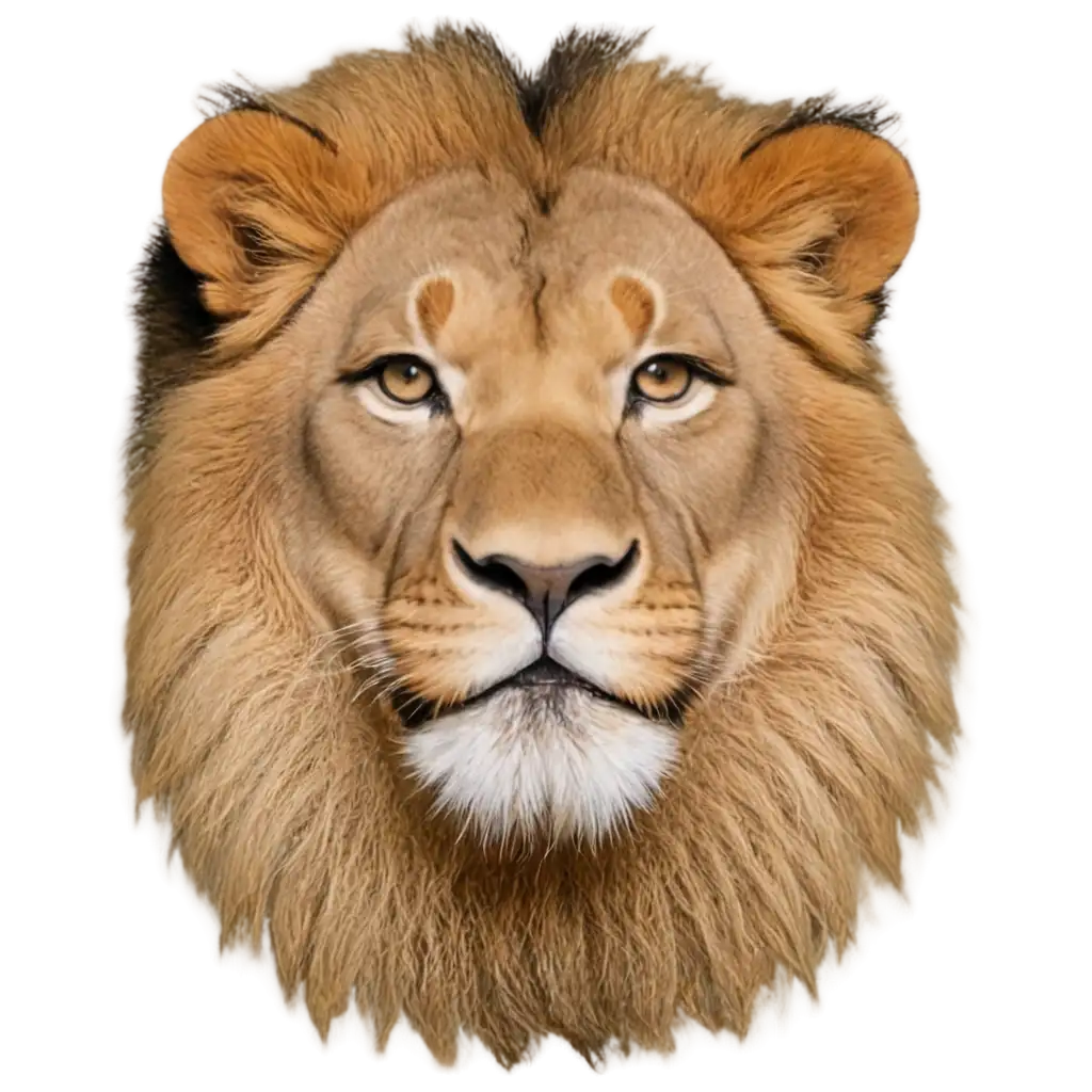 Detailed-Lions-Face-Tattoo-PNG-Image-for-Versatile-Digital-Use