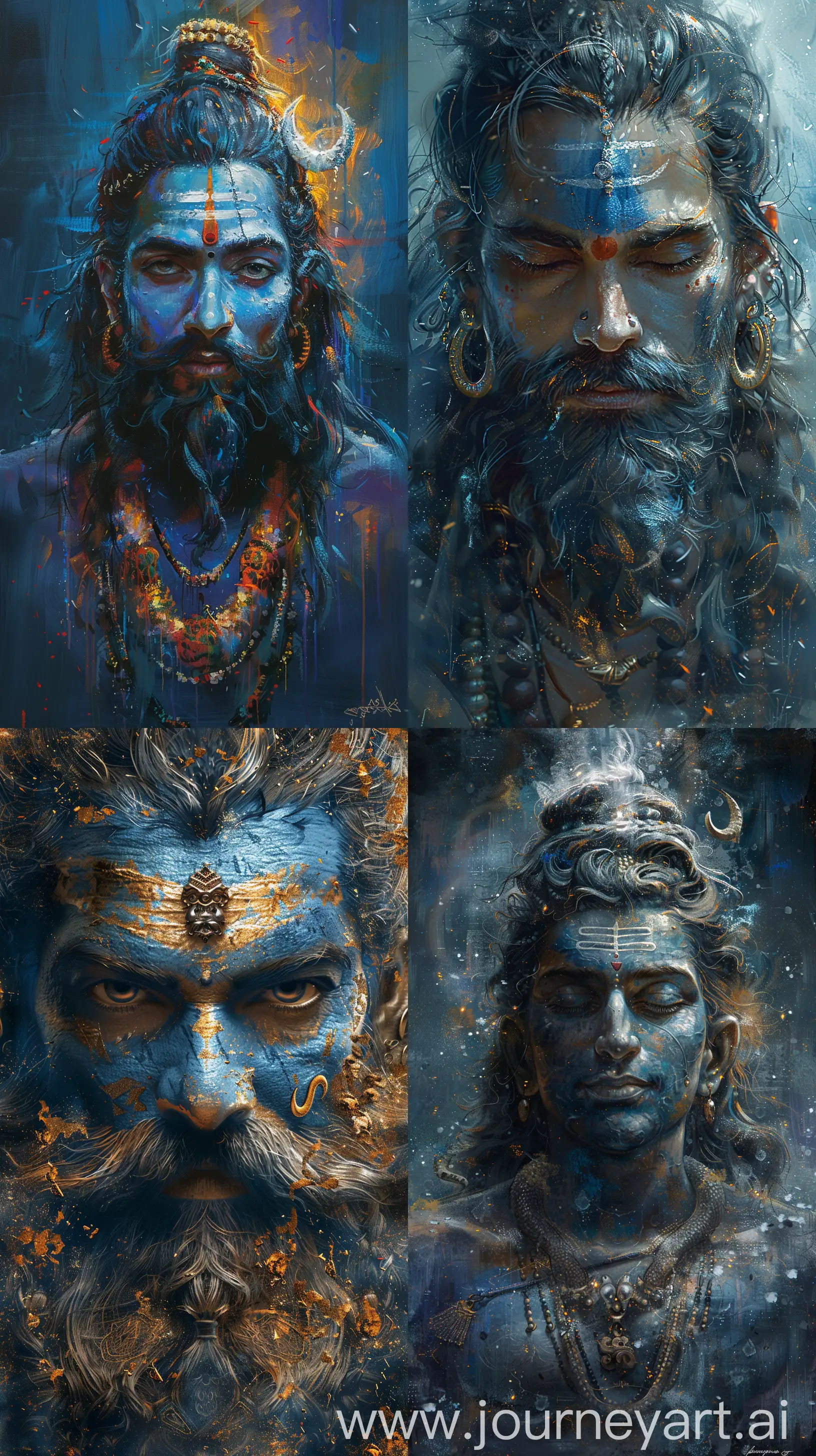 Divine-Portrait-of-Lord-Mahadev-with-Sacred-Symbols-and-Celestial-Aura
