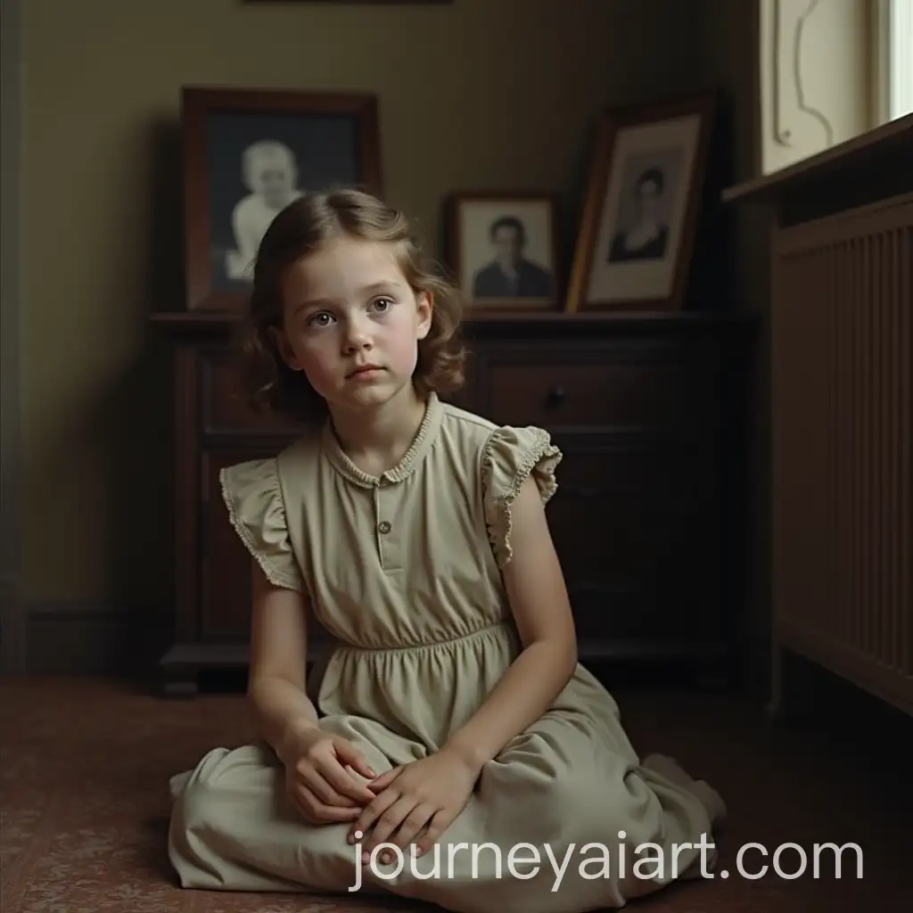 Young-Girl-Anneliese-Michel-Contemplating-in-1950s-German-Catholic-Home