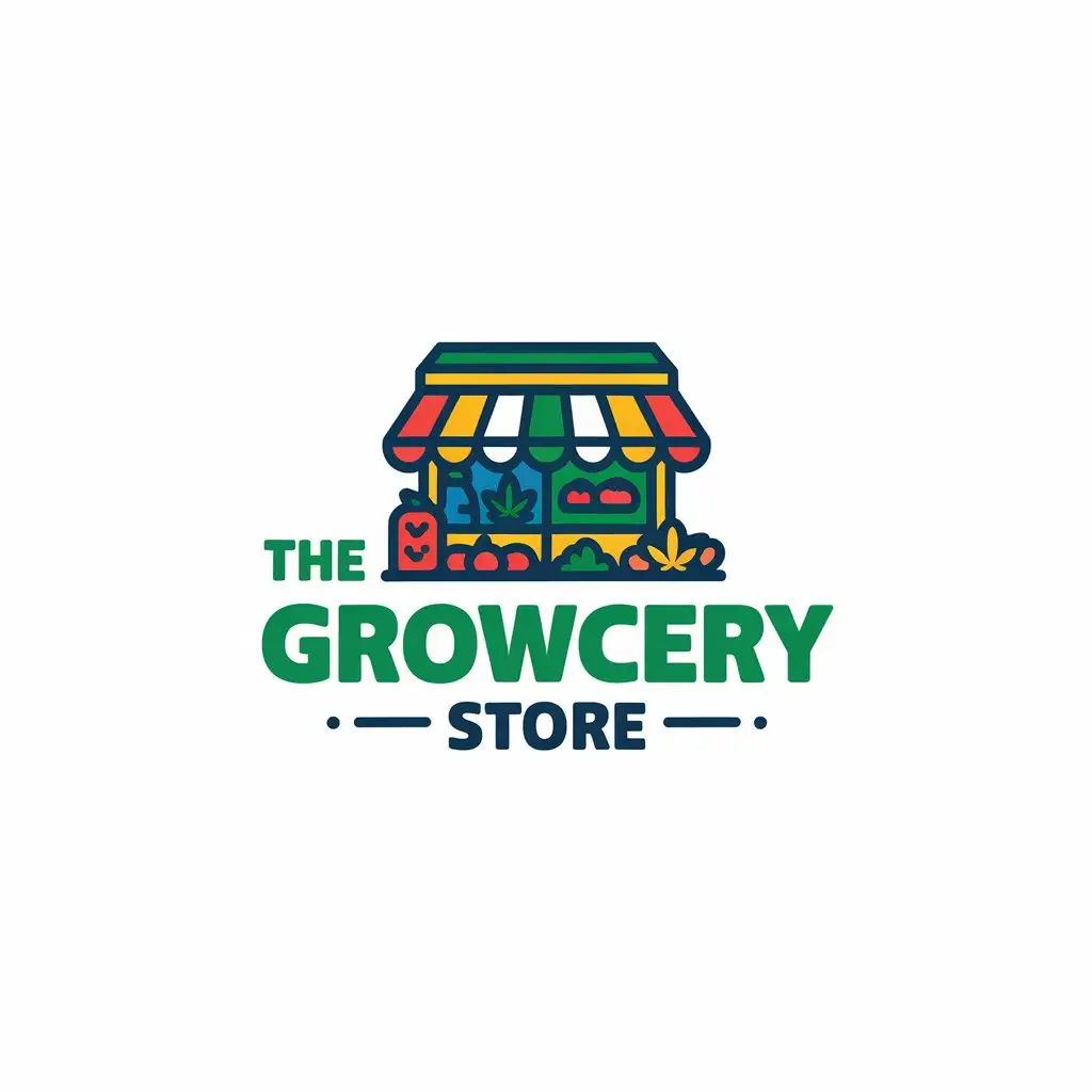 LOGO Design for The Growcery Store Dispensary Supermarket Theme for Retail Industry