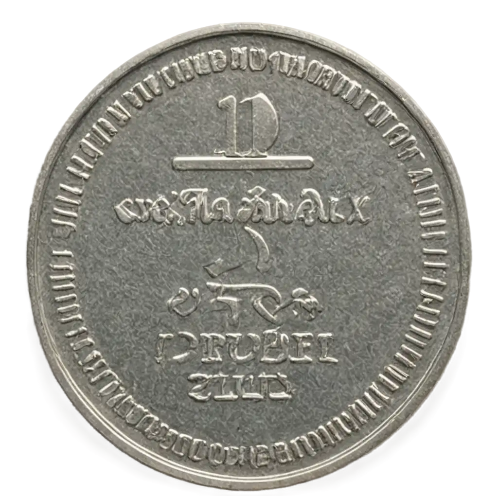 HighQuality-PNGPNG-Image-Usage-Scenarios-Image-of-1-Ruble-Coin-for-Various-Digital-Uses