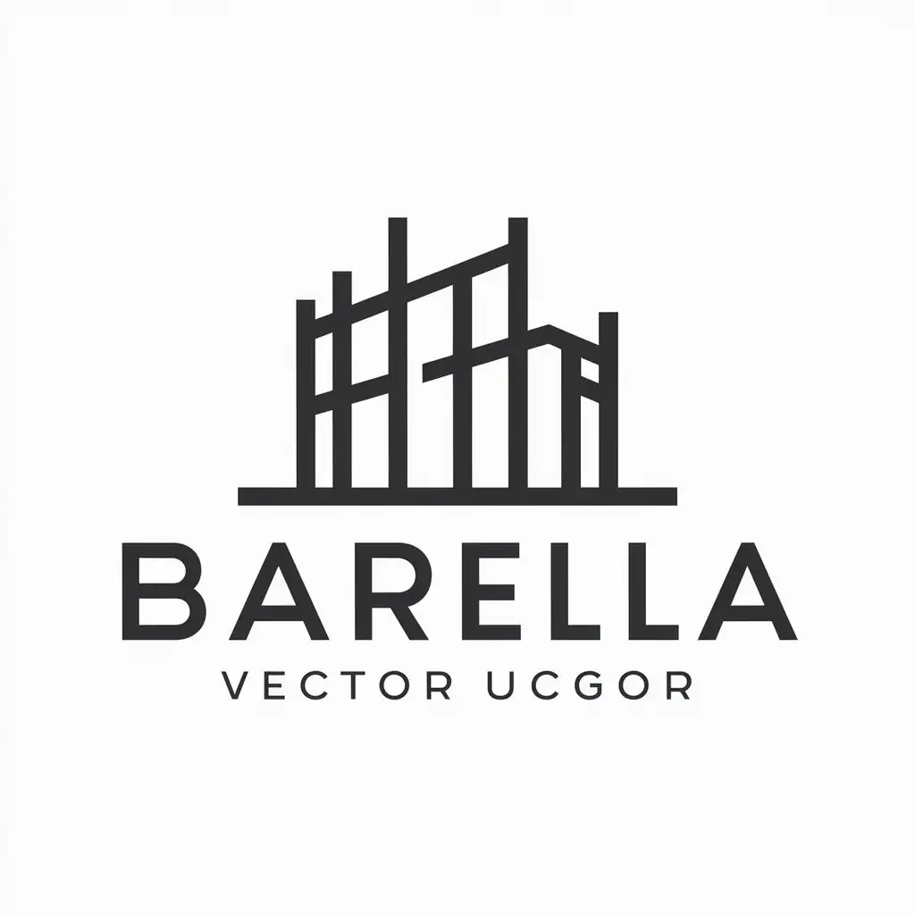 LOGO Design for Barella Building Under Construction Theme for Construction Industry