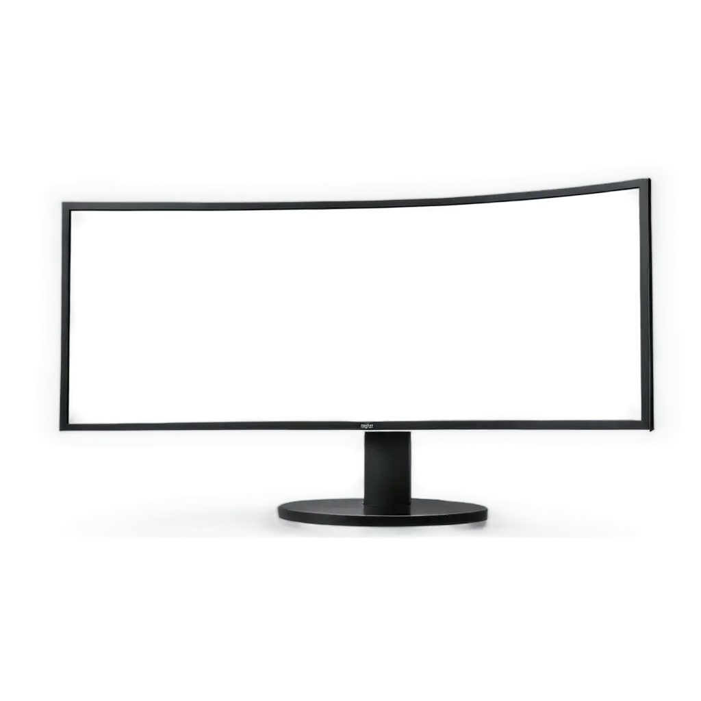 Plasma-Monitor-with-Curved-Display-PNG-Image-for-HighQuality-Visuals