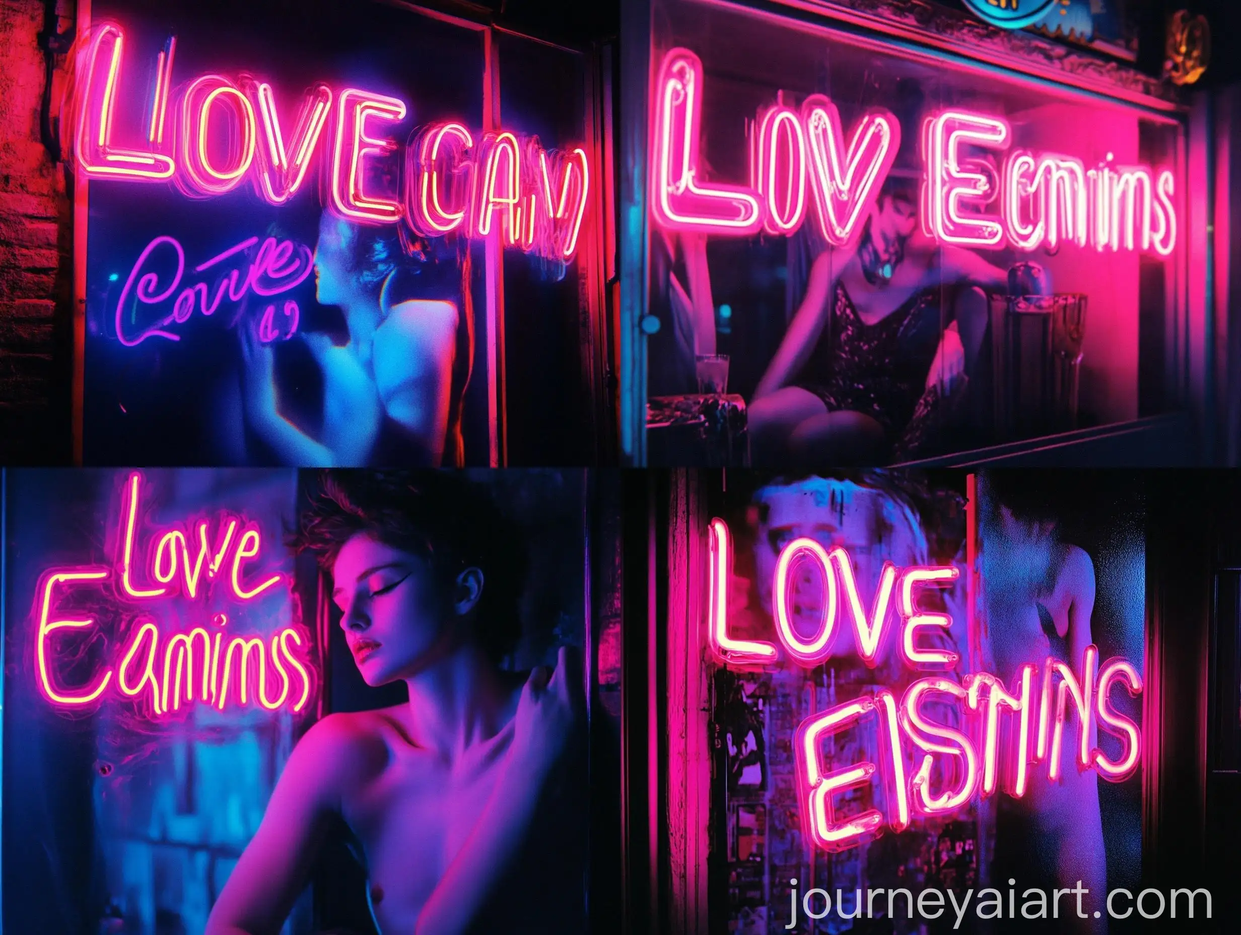 Neon-Lights-Spelling-Love-Emission