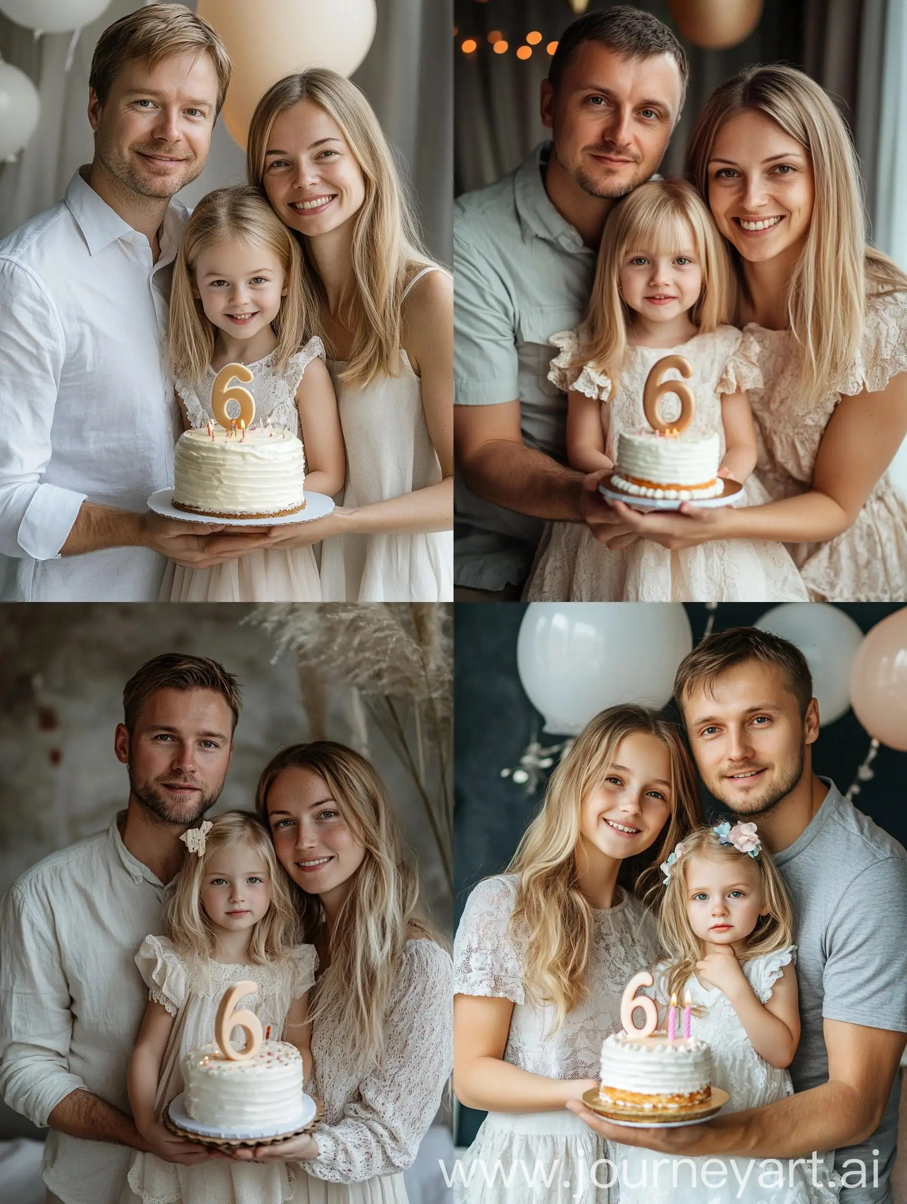 Young-Family-Celebrating-Birthday-with-Festive-Cake