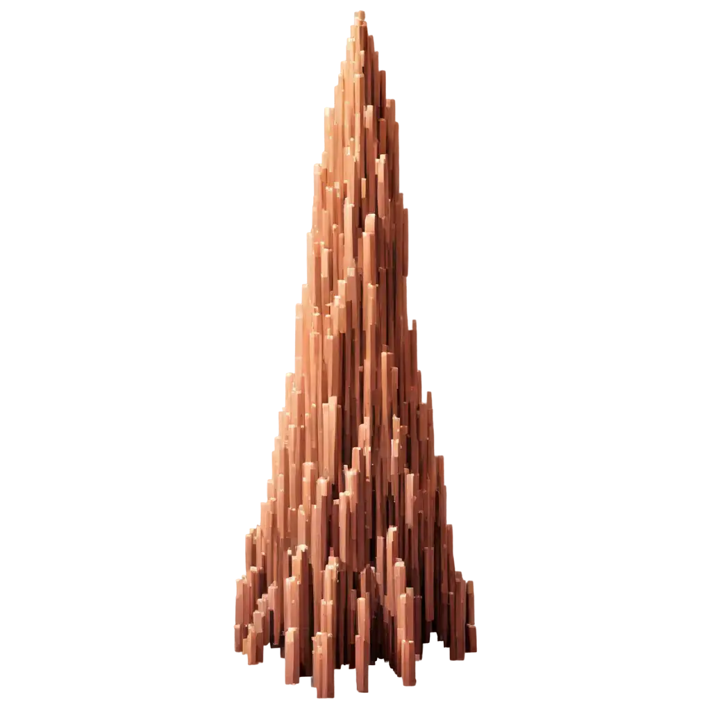 Pixel-Stalagmite-in-Brown-PNG-Image-HighQuality-Digital-Art-for-Various-Uses