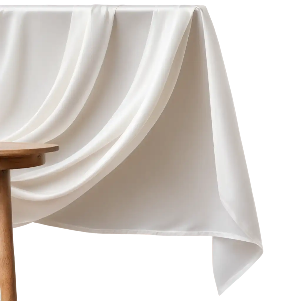 HighQuality-PNG-Image-of-Silk-Fabric-Background-with-White-Wooden-Table-for-Versatile-Digital-Use