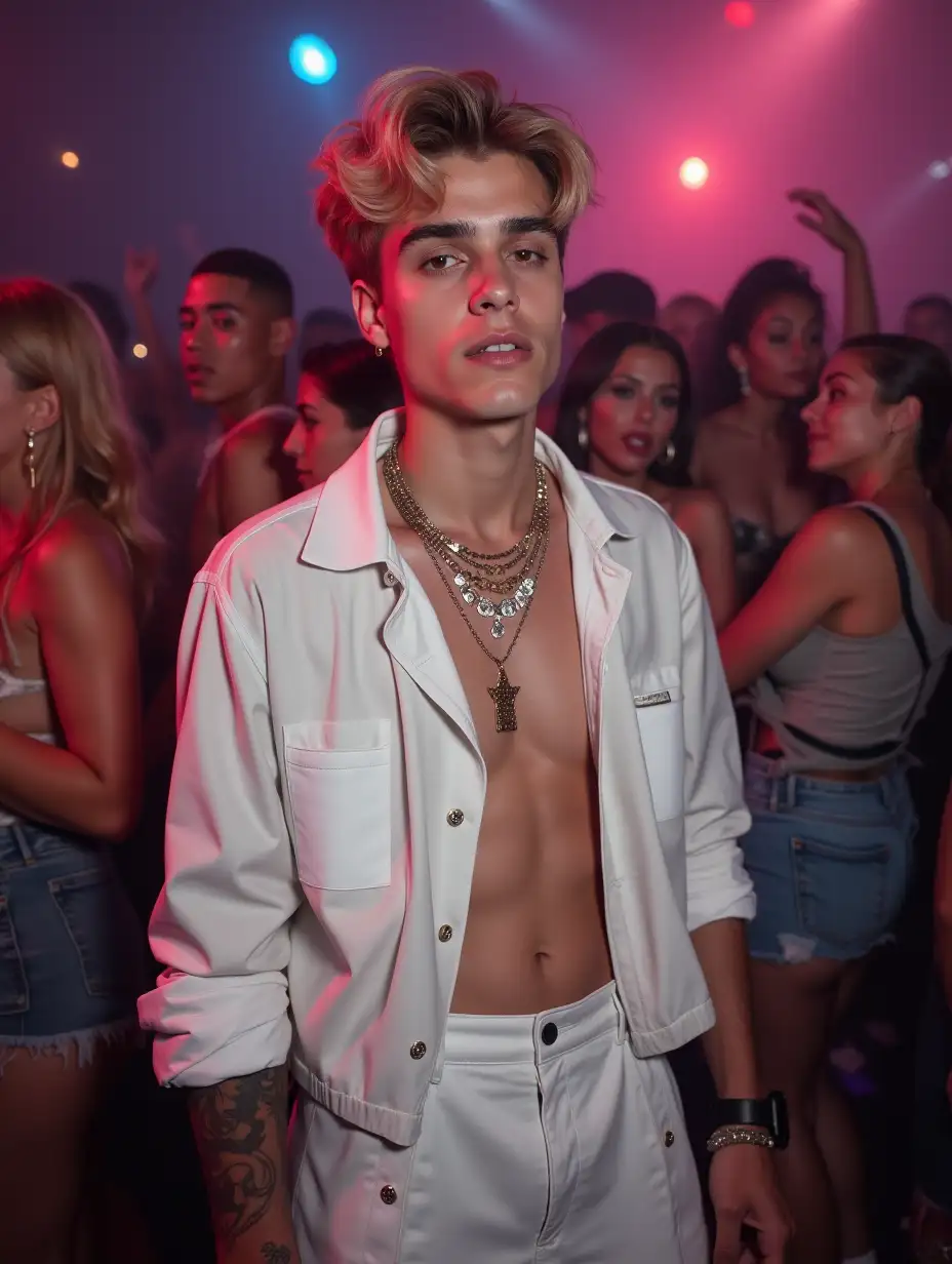 Justin-Bieber-at-a-Lively-Party-in-Stylish-White-Attire