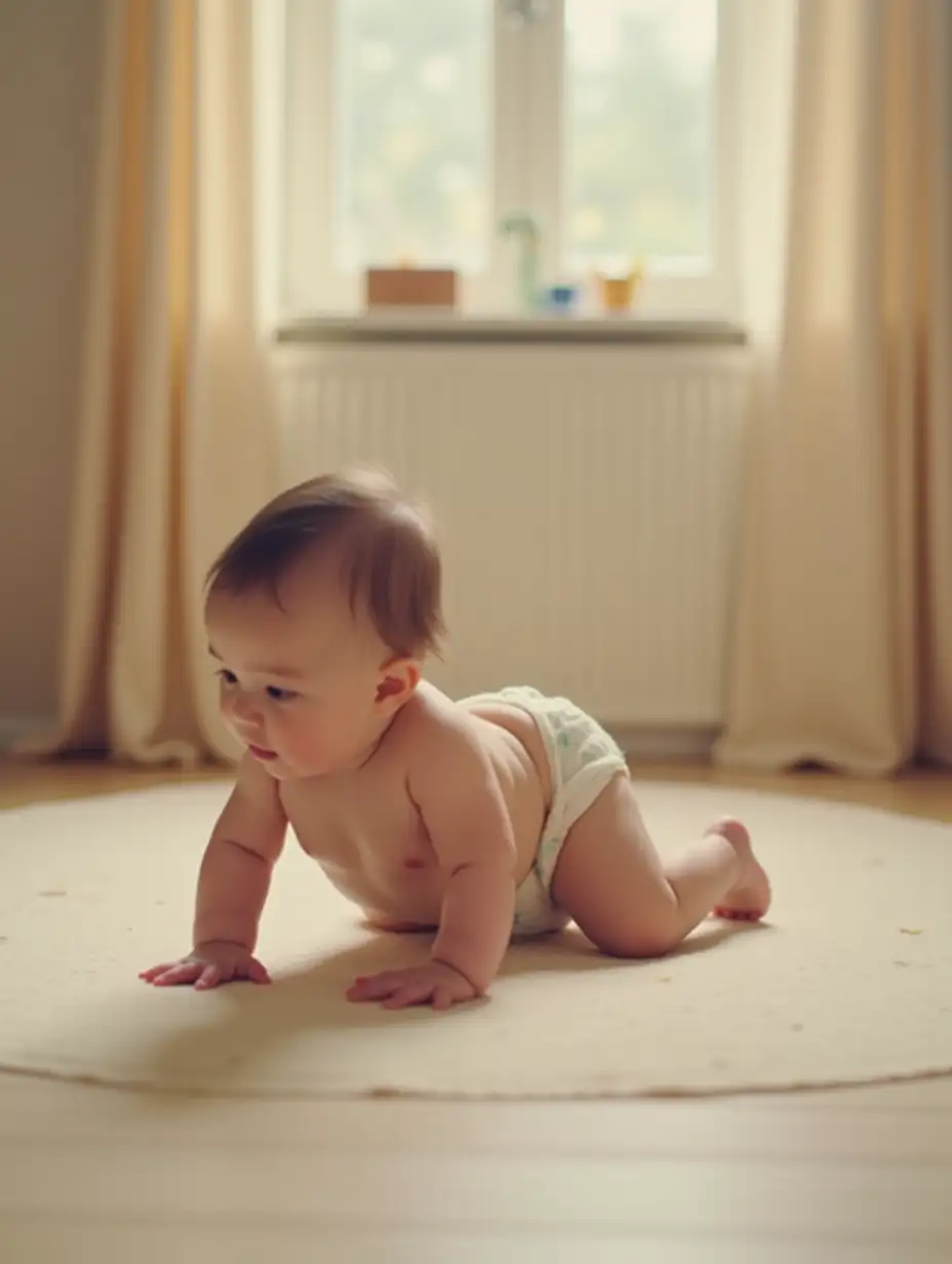 Baby-Crawling-in-Cozy-Nursery-Room