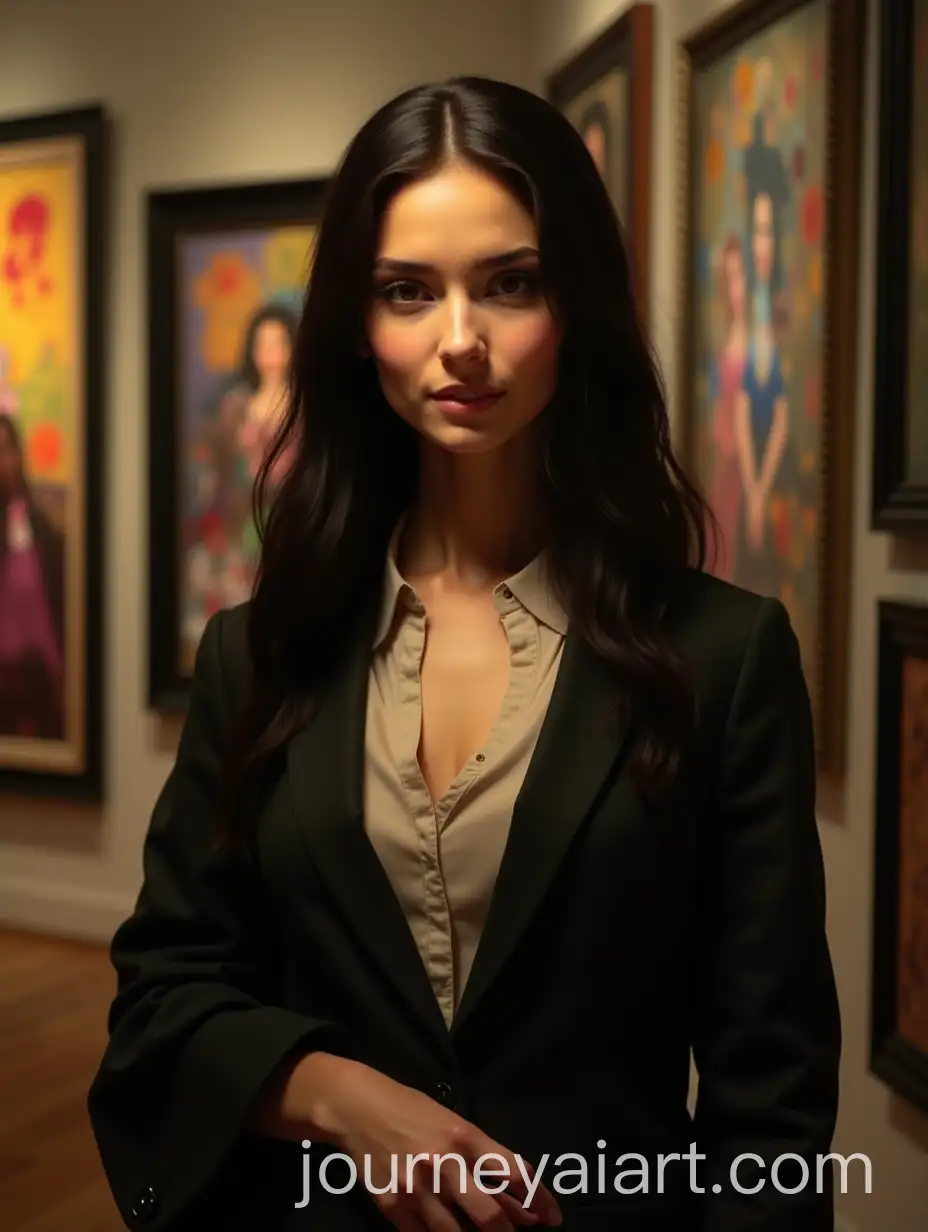 Mona-Lisa-as-a-Modern-Art-Enthusiast-in-a-Vibrant-Gallery
