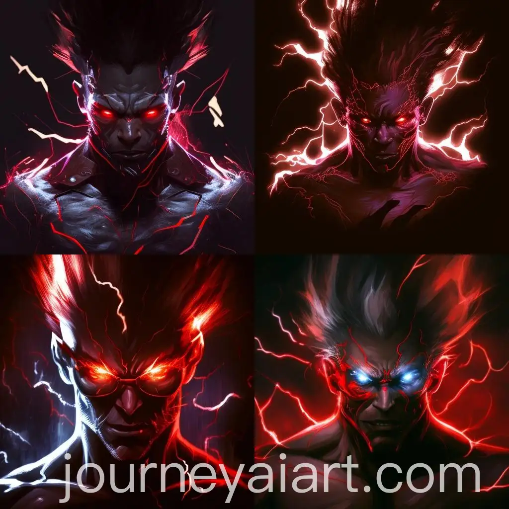 Aggressive-and-Elegant-Dark-Figure-with-Glowy-Eyes-Surrounded-by-Red-Fire-and-Lightning