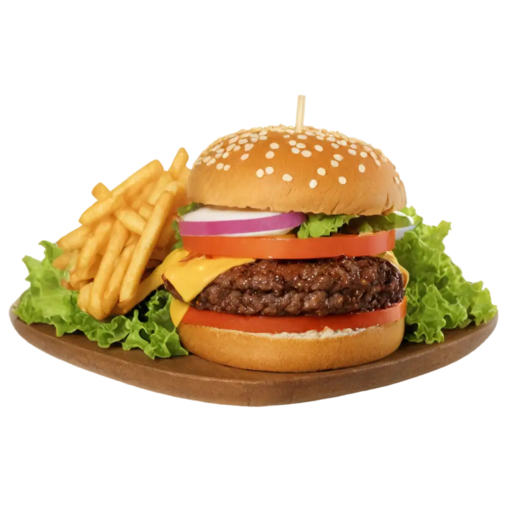 Delicious-Burger-PNG-Elevate-Your-Visuals-with-HighQuality-Graphics