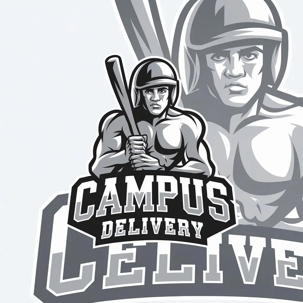 LOGO Design for Campus Delivery Sports Boy Theme with Clear Background and Modern Style