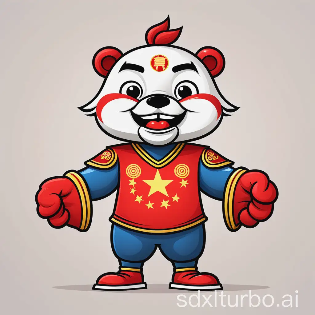 Beijing mascot, cartoon simplified