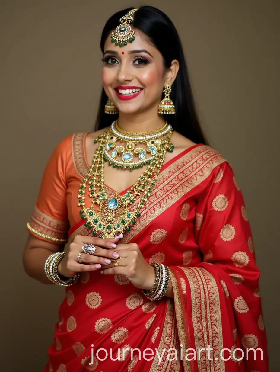 Indian-Woman-in-Traditional-Attire-Portrait
