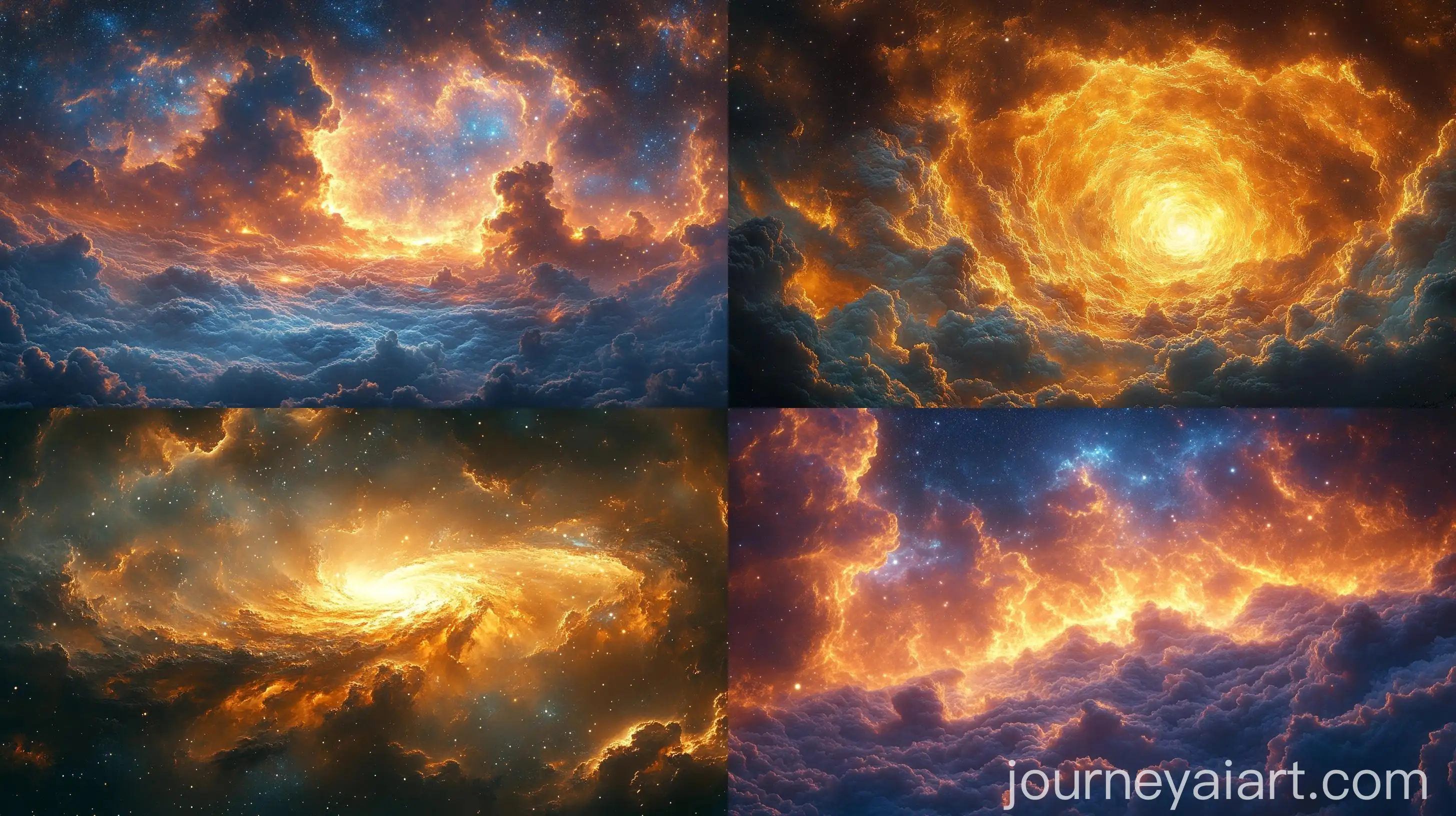 Surreal-Fantasy-Artwork-of-Outer-Space-with-Galaxy-and-Nebula