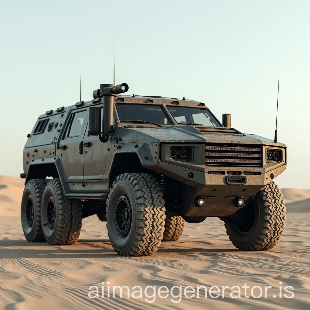 armored transport vehicle mad max stiled