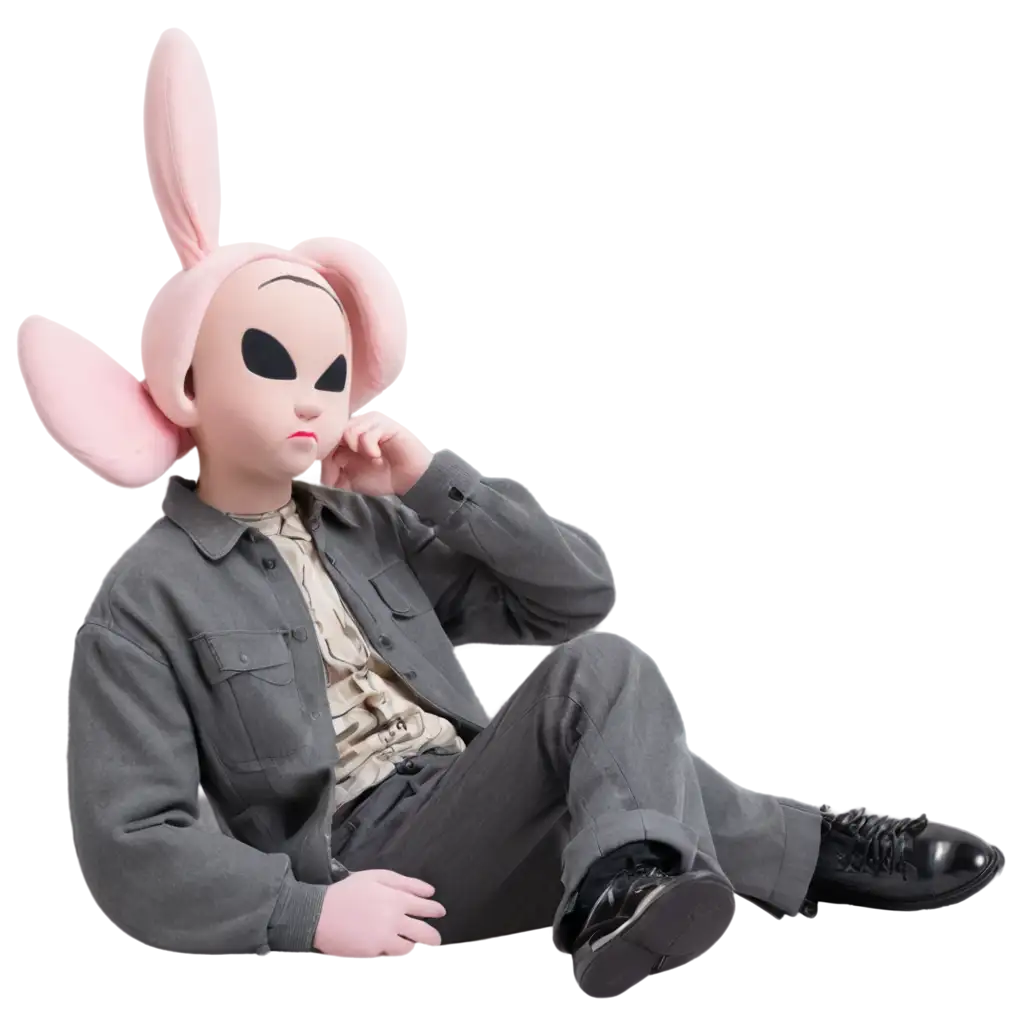 KawsInspired-PNG-Image-with-Slanted-Eyes-Stitched-Lips-Bunny-Ears-and-Thrift-Outfit