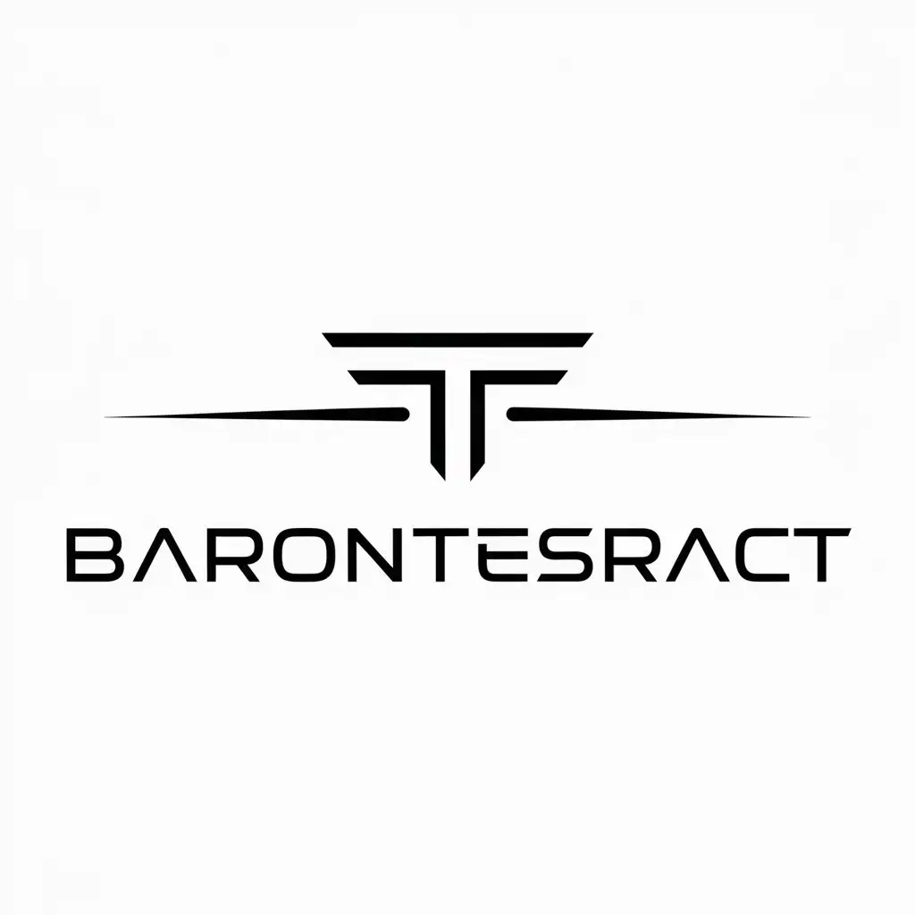 a logo design,with the text "BaronTesseract", main symbol:T,Minimalistic,be used in Others industry,clear background