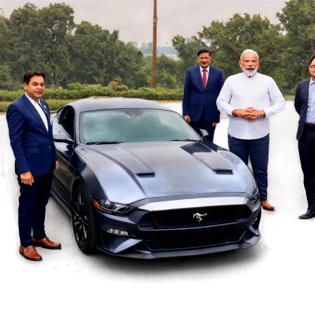 Mustang-GT-Car-PNG-Image-Featuring-PM-Modi-in-the-Style-of-Mr-Beast-HighQuality-and-DetailOriented