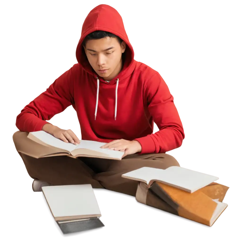 Young-Man-Studying-PNG-Image-HighQuality-Transparent-File-for-Focused-Learning-Scenes