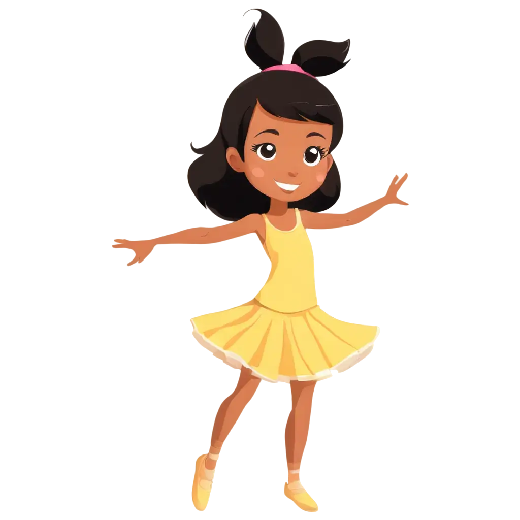 Elementary-School-Student-Dance-Performance-Cartoon-Illustration-PNG-Perfect-for-Educational-and-Creative-Projects