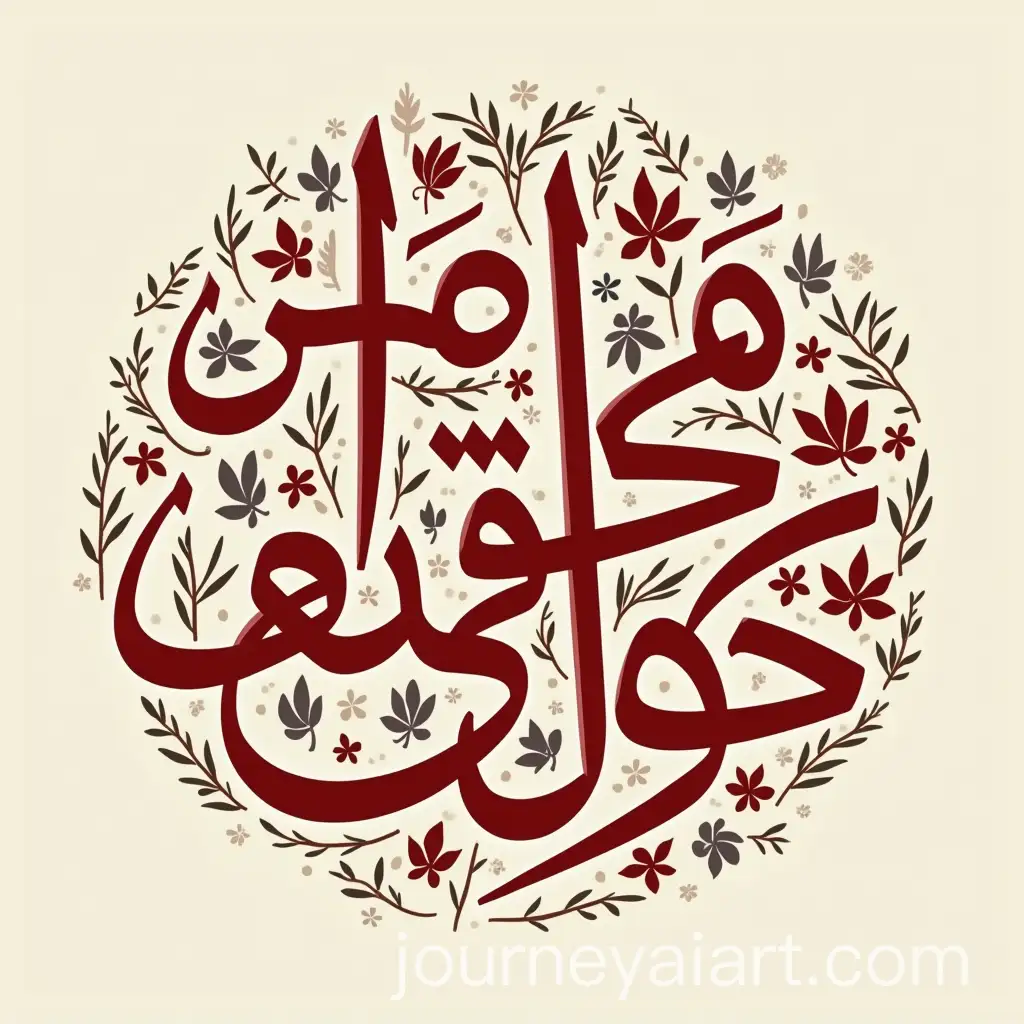 Intricate-Persian-Typography-Design-inAI-Image-Prompt-Expansion-Modern-Style