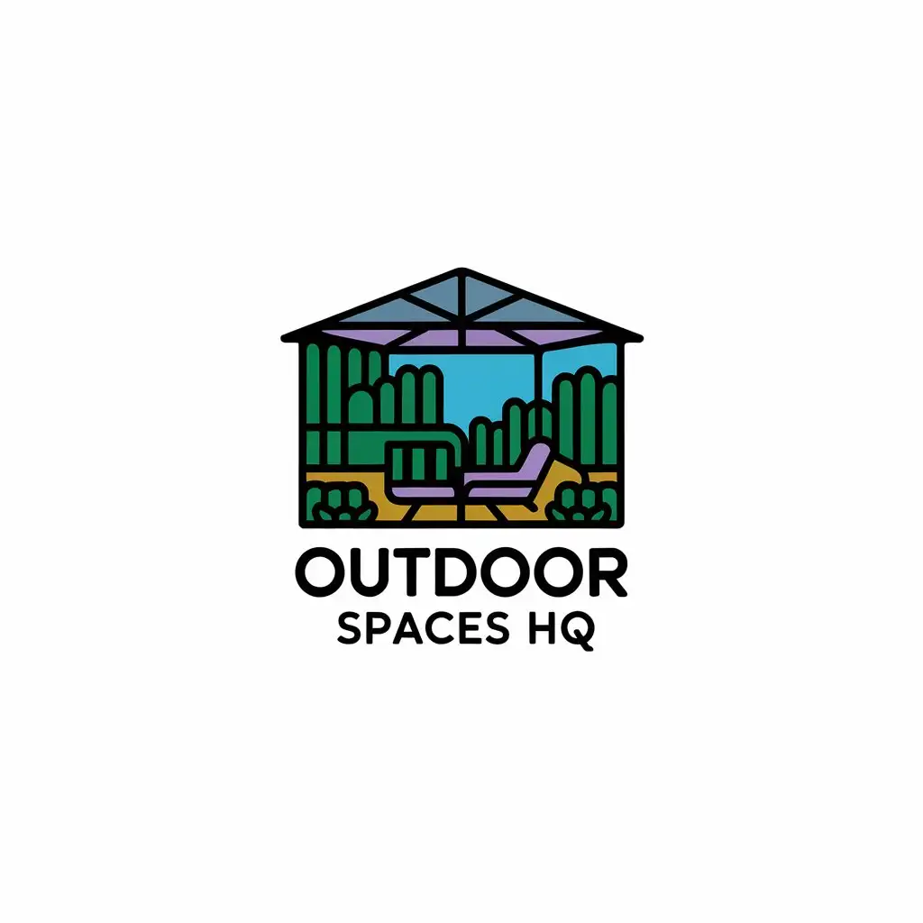 LOGO Design for Outdoor Spaces HQ Vector Style with Outdoor Theme for Home Family Industry