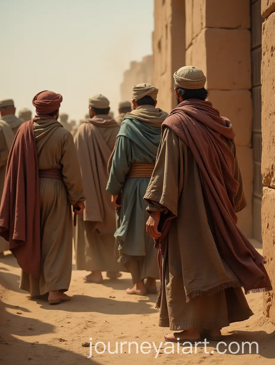 Companions-of-the-Prophet-in-Ancient-Times-Depicted-in-Traditional-Style
