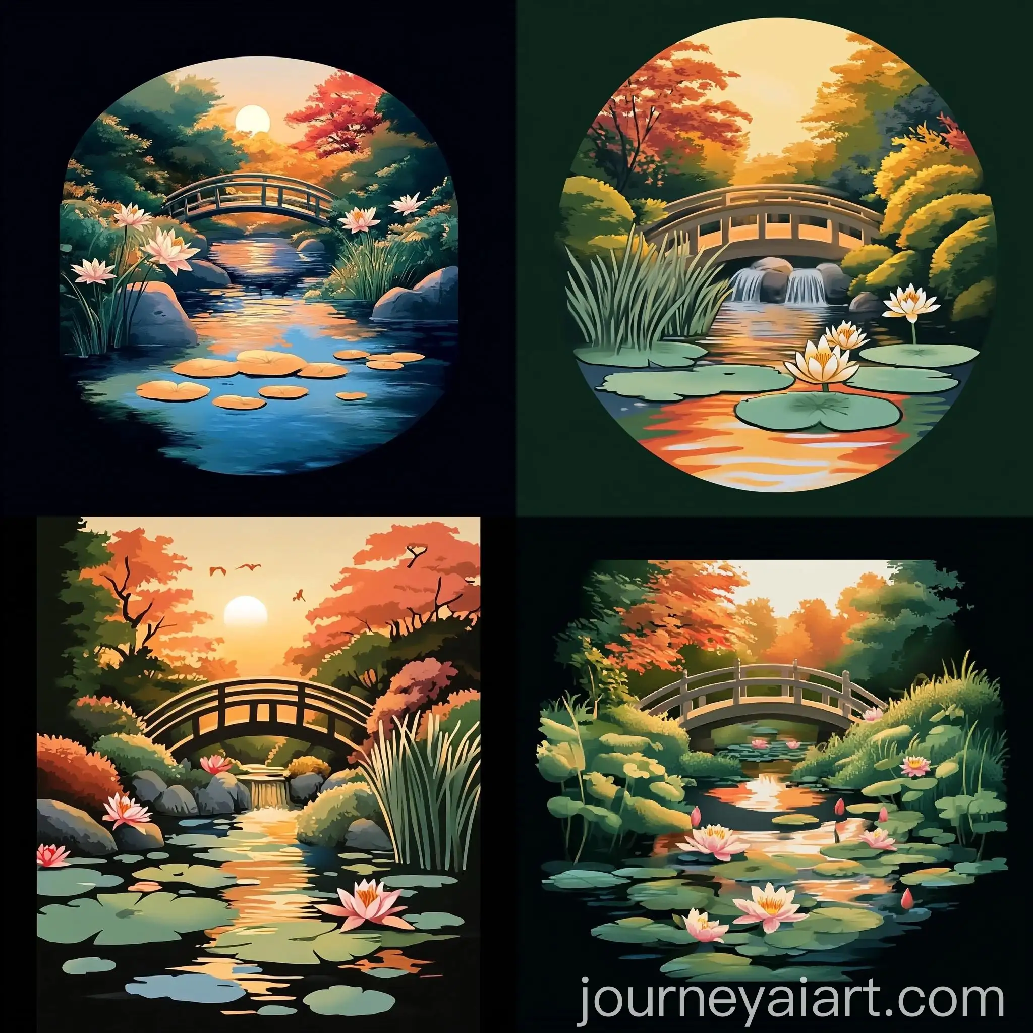 Serene-Water-Lily-Inspired-Logo-for-Feli-Online-Notebook-Shop