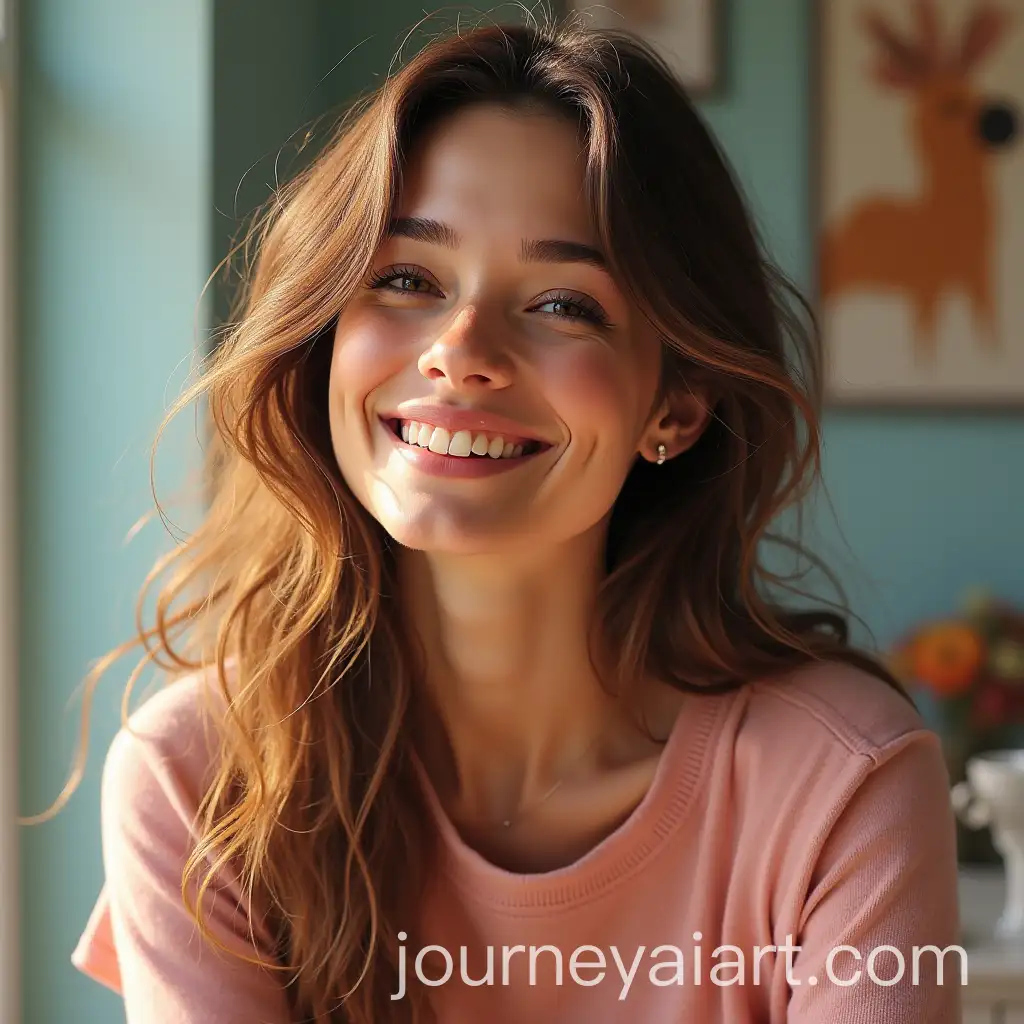 Joyful-Female-Artist-Creating-Masterpieces