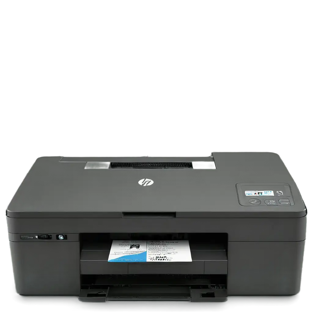 PNG-Image-of-HP-Printer-Printing-a-Graphic-Designers-Business-Card